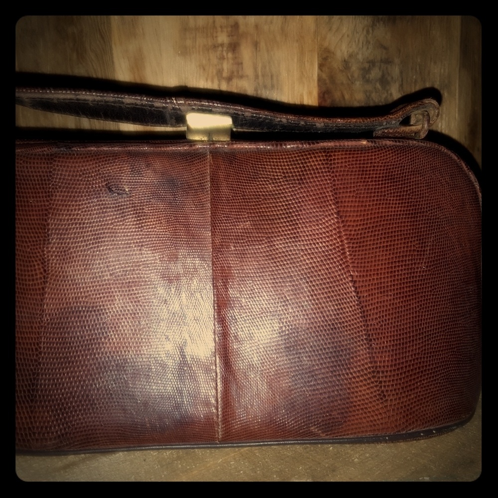 Snake skin vintage bag